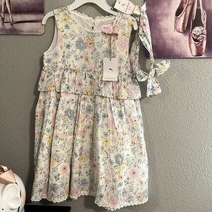 Tommy Bahama toddler girls floral dress Size 4T Spring/Summer Dress cotton new